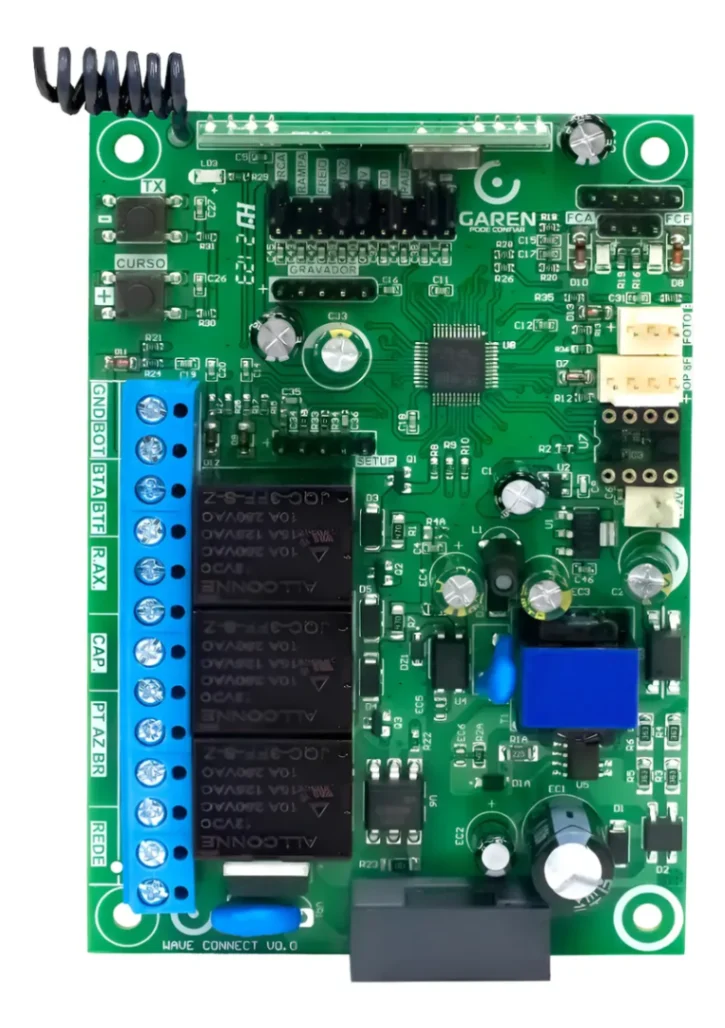 Central De Comando Portão Wave Connect 433mhz Bivolt Garen