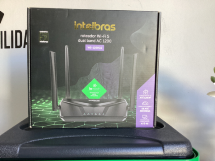 Roteador giga bit Intelbras