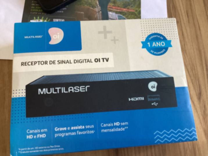 Receptor de sinal digital Oi TV