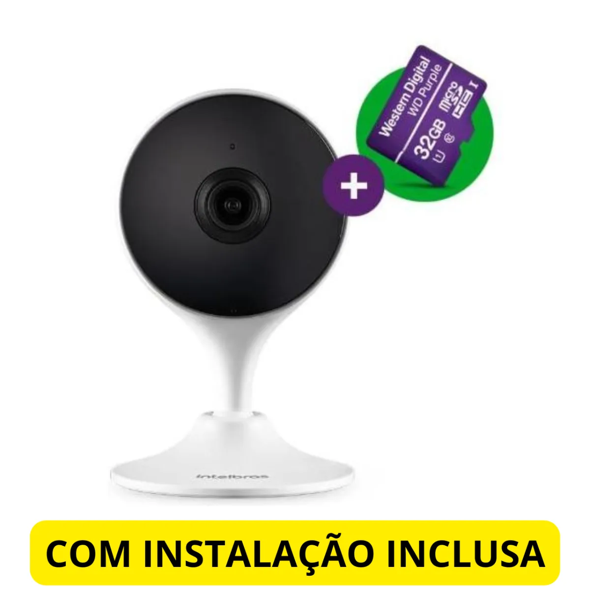 Câmera IMX C Com Cartão de Memória 32GB + Instalação