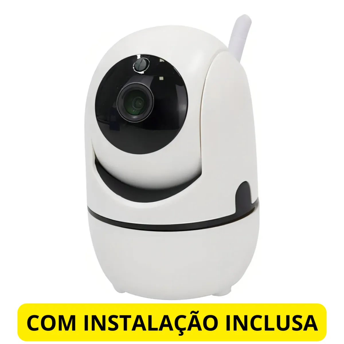 Câmera Wifi 360° Interna Com Cartão de Memória 32GB + Instalação