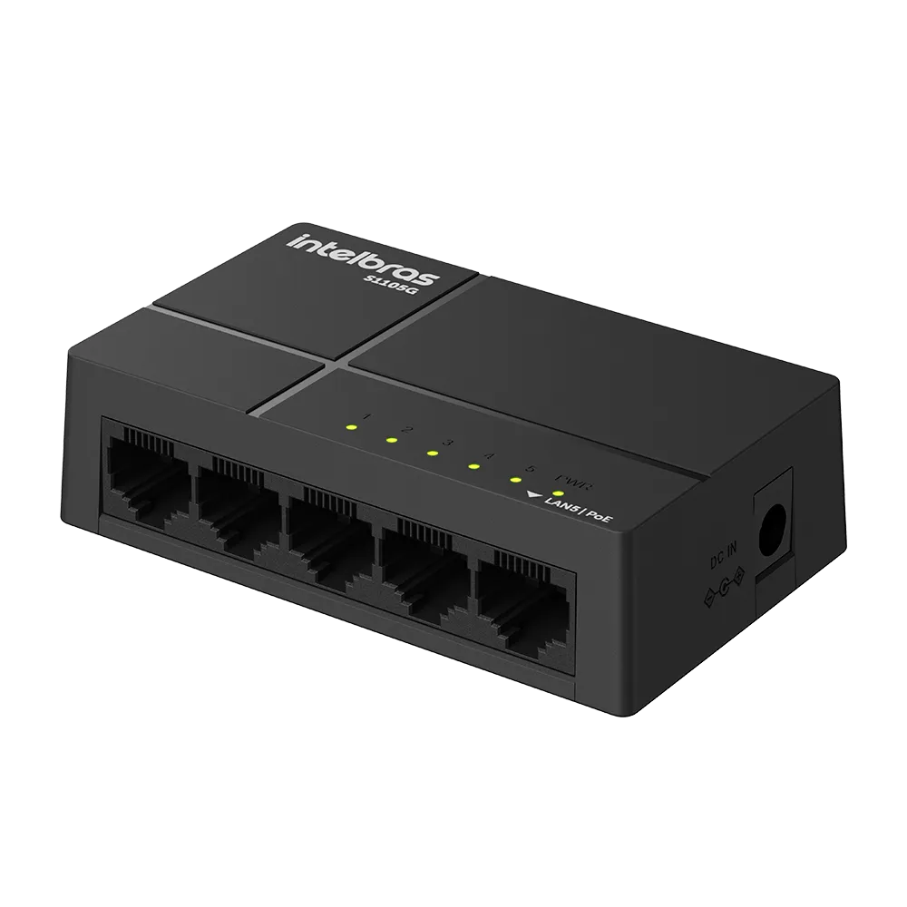 Switch Intelbras Gigabit 5 Portas