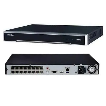 NVR HIKVISION 2MG/5MG - COM POE 16 CANAIS