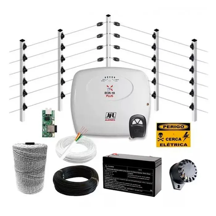 Kit Cerca Elétrica + Troca de Arames e Isoladores