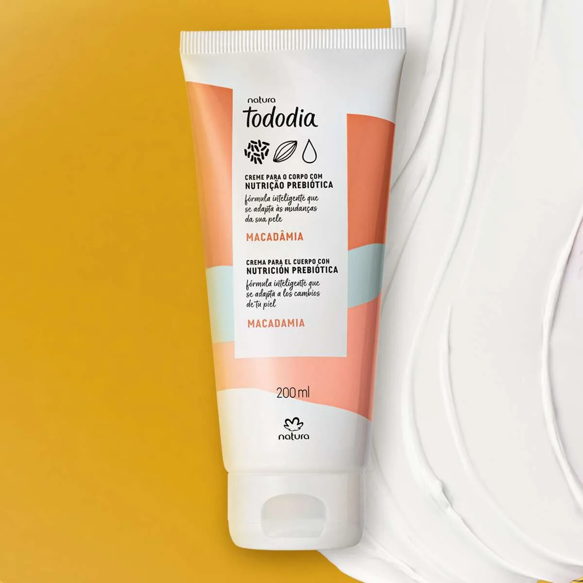 Creme Desodorante Nutritivo para o Corpo Tododia 200ml
