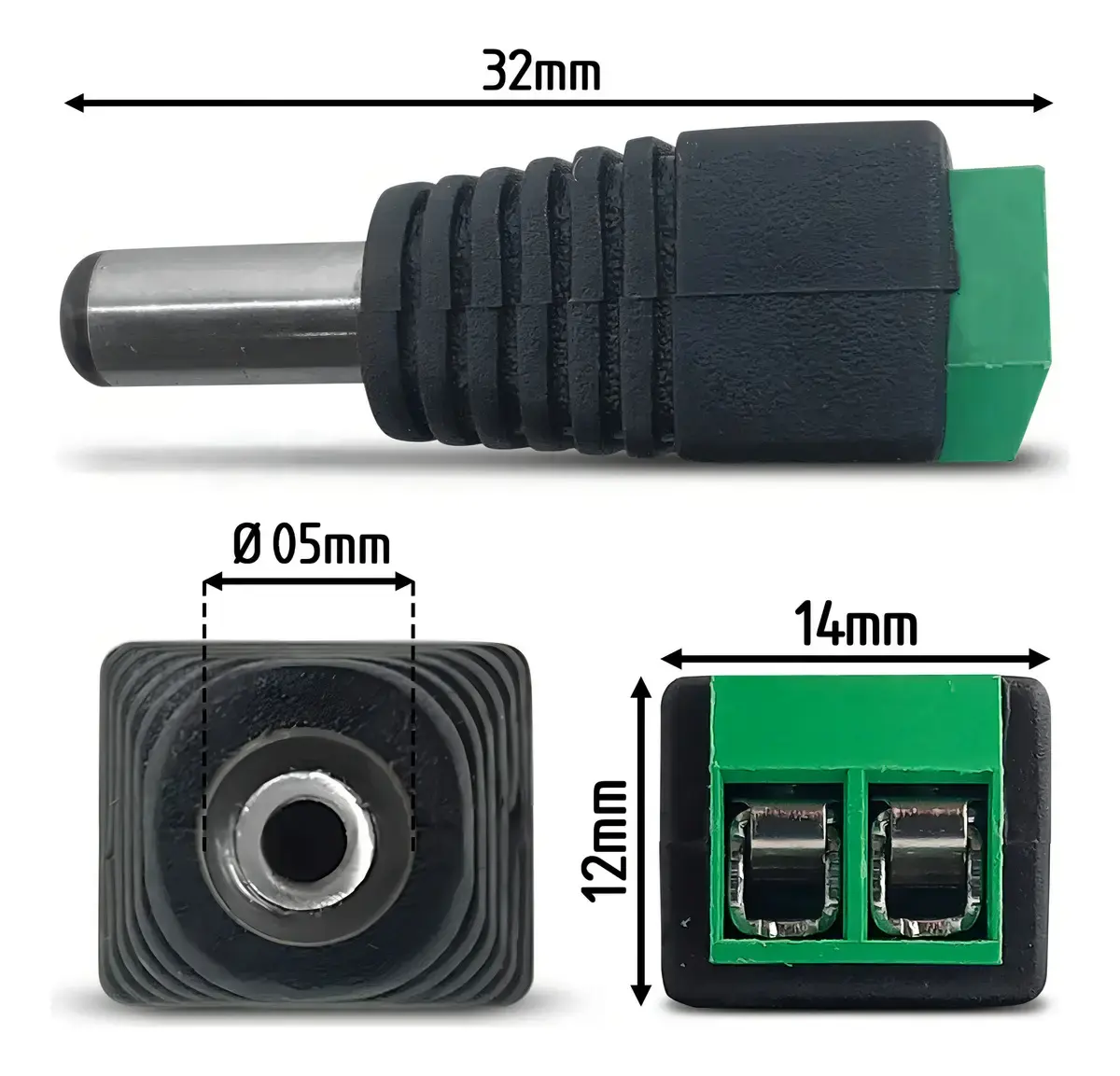 CONECTOR P4 MACHO