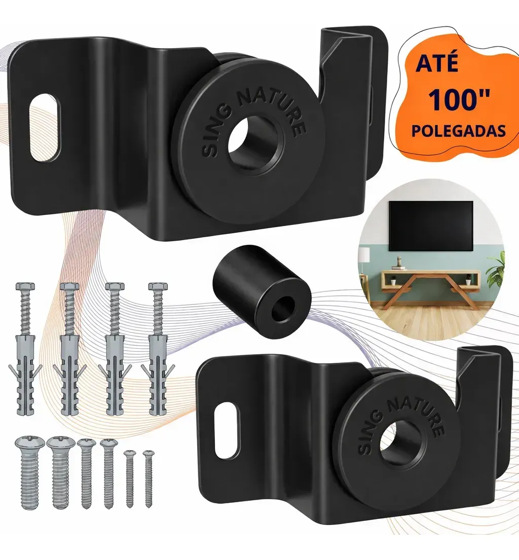 Suporte Tv Fixo Universal 10'' A 100'' Polegadas