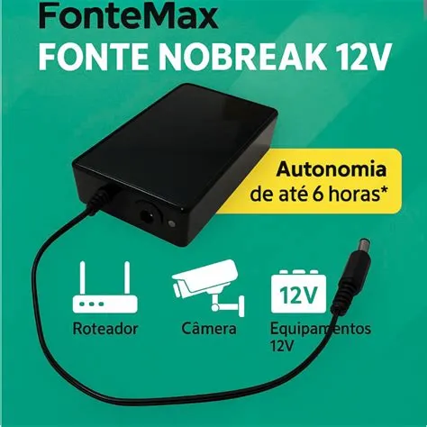 MINI NOBREAK UPS P/ROTEADOR 12V