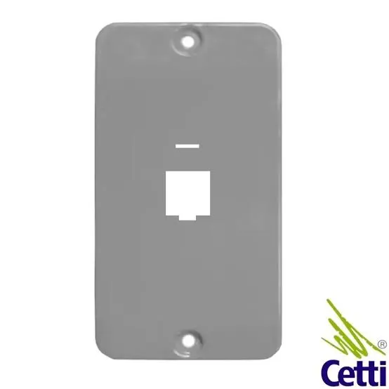 PLACA P/ MODULO RJ45 4X2