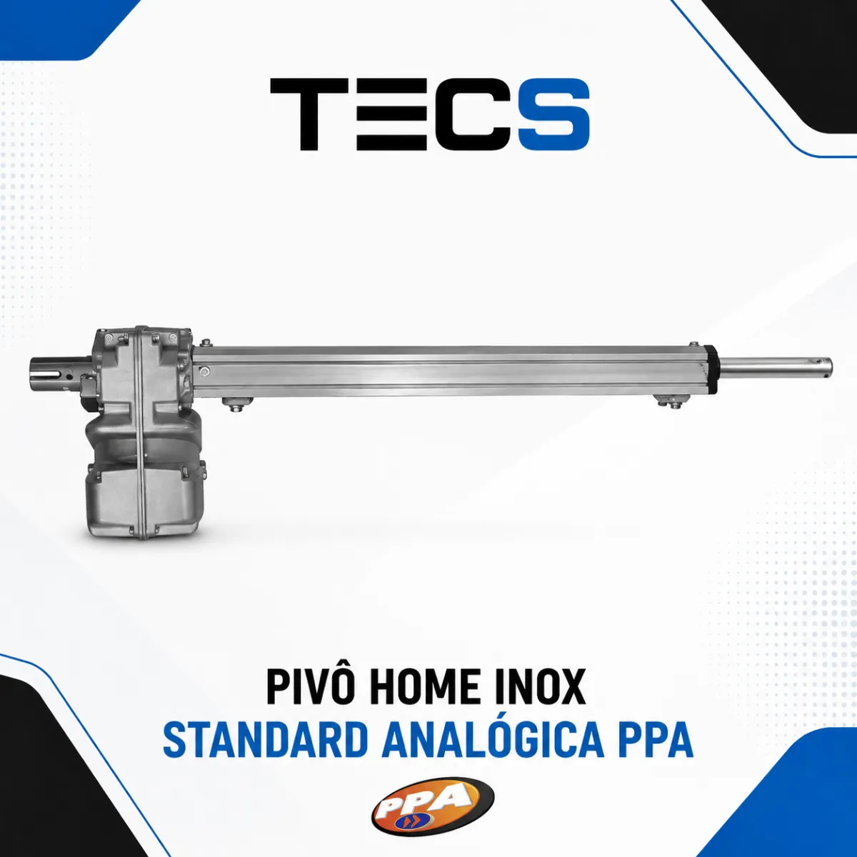 Motor pivotante Convencional Pivo Piston Inox Standard Analógica Agility PPA