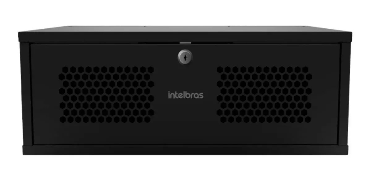 MINI RACK MONTADO 3U X 370MM - MRM337 - INTELBRAS