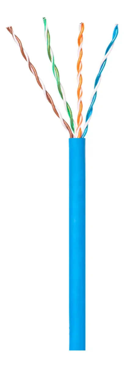 CABO UTP IMPACT LAN UTP CAT5E 4P (IL5CAZ) AZUL - INTELBRAS