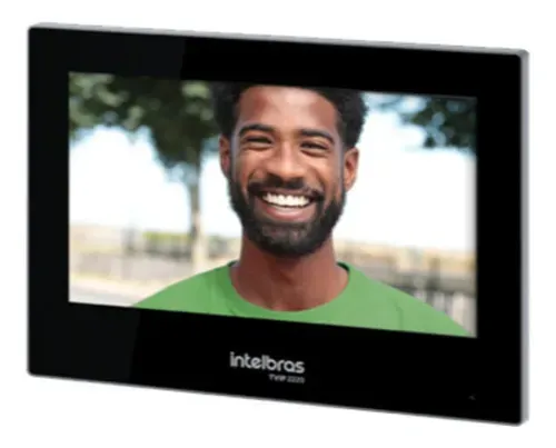 TERMINAL INTERNO VIDEO PORTEIRO TVIP 2220 W PRETO - INTELBRAS