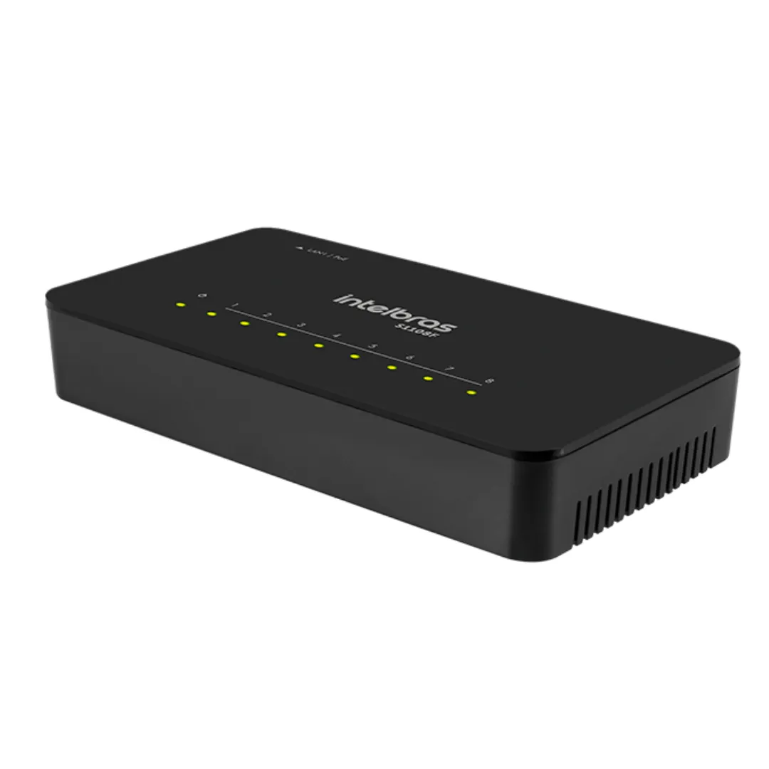 SWITCH NAO GERENCIAVEL FAST ETHERNET 8 PORTAS S1108F - INTELBRAS