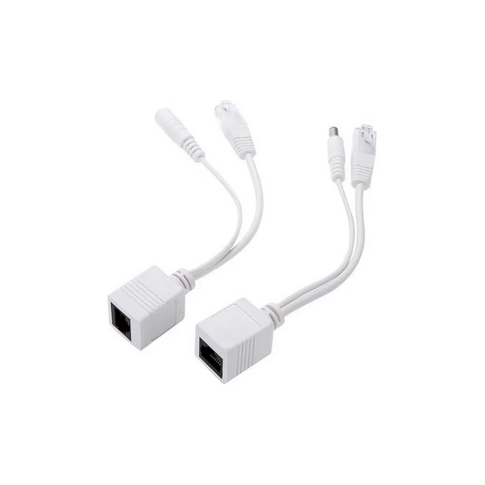 CABO ADAPTADOR POE (MACHO/FEMEA) BRANCO PAR