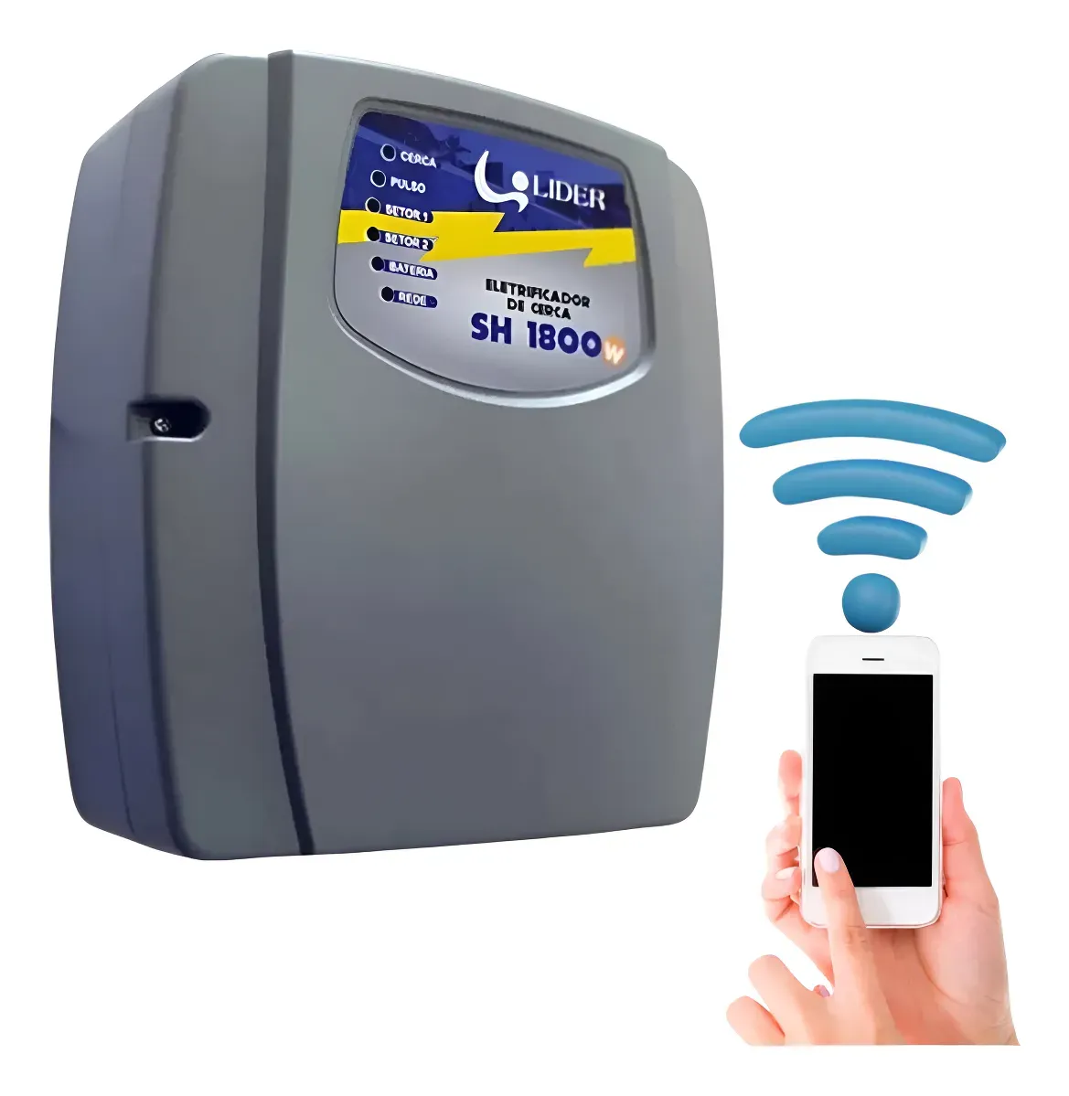 CENTRAL DE CERCA ELETRICA SH1800W COM WI-FI - LIDER