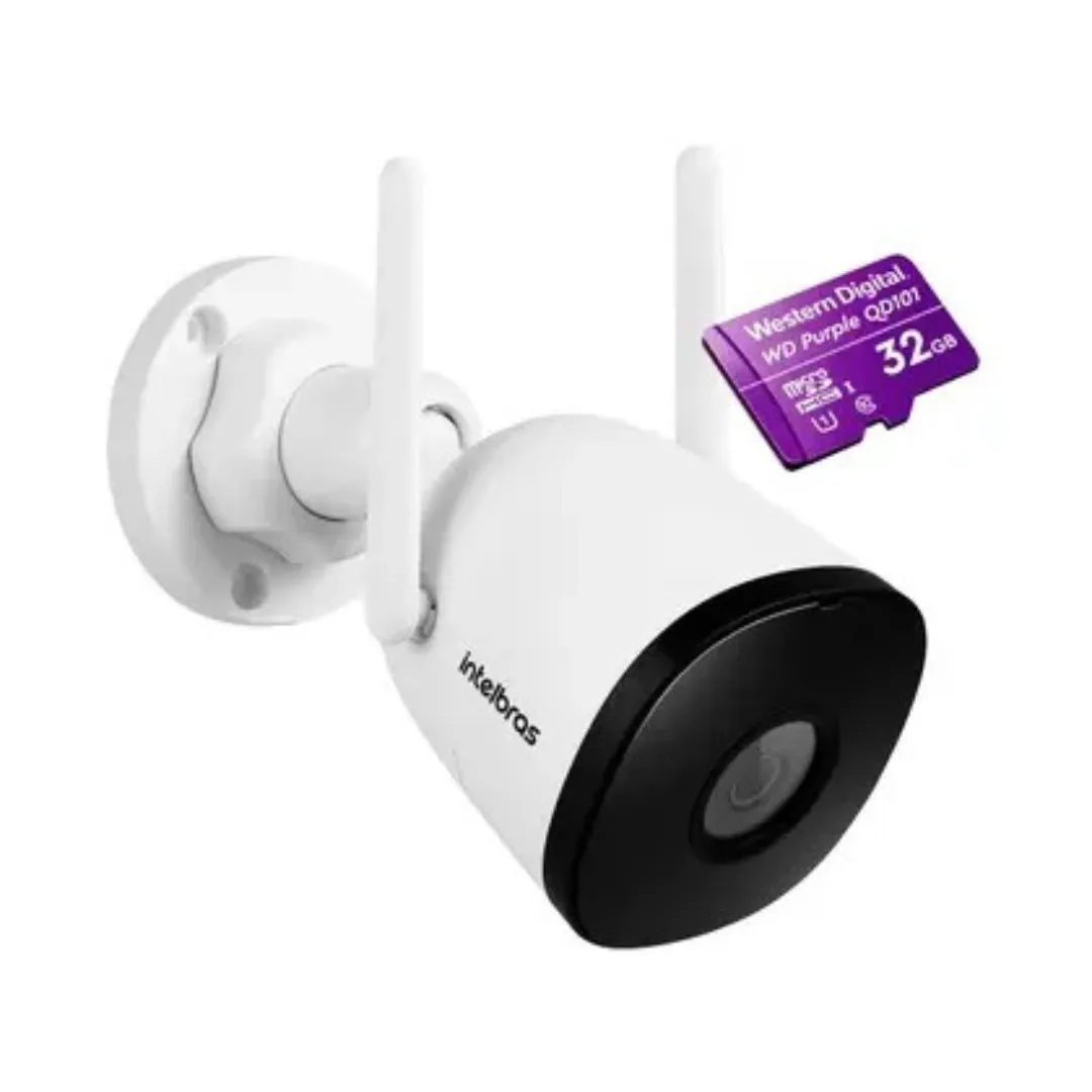 CAMERA WI-FI FULL HD IM5 SC COM CARTAO MICROSD 32GB - INTELBRAS