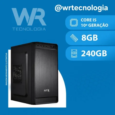 WR PC ( INTEL CORE I5 10ª GERAÇÃO/ 8GB / SSD 240GB )