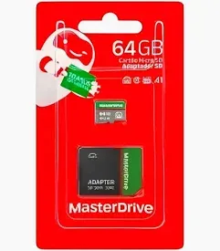 Cartão de memoria MasterDrive - 64G